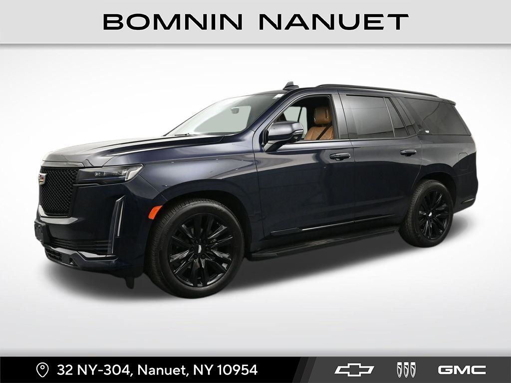Dark Moon Blue Metallic 2021 Cadillac Escalade Sport AWD SUV / Crossover Four-Wheel Drive