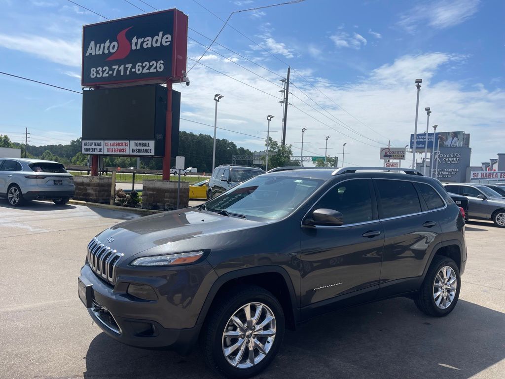 2015 Jeep Cherokee Limited Gray at Shottenkirk Kia Fort Bend