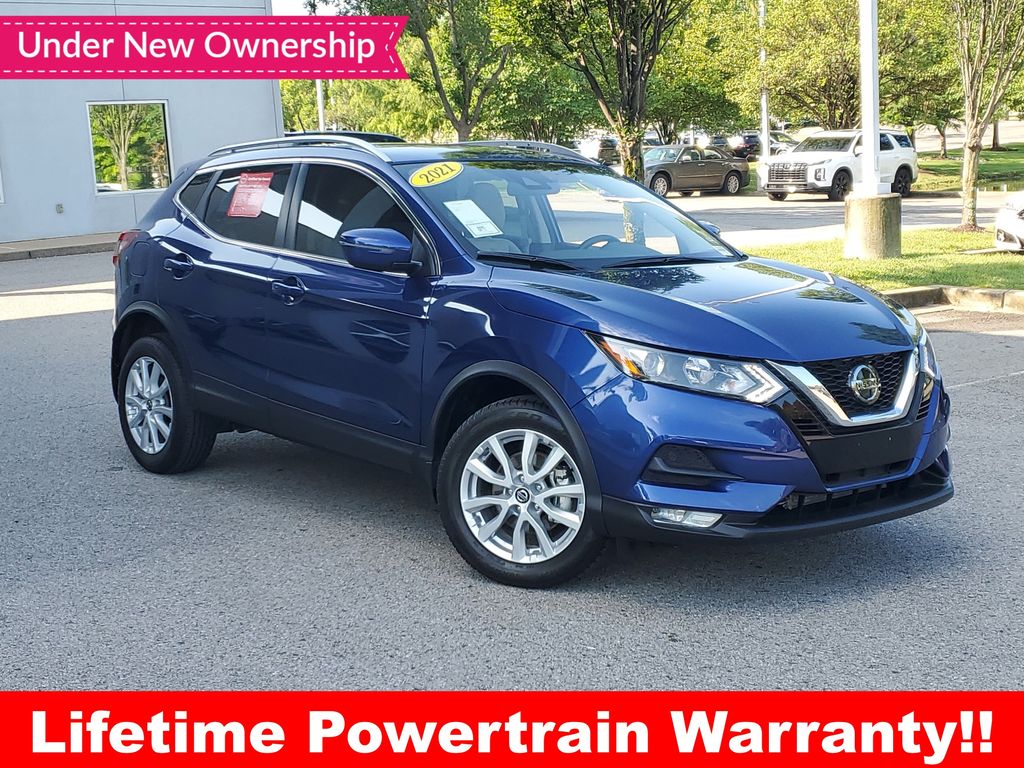 Caspian Blue Metallic 2021 Nissan Rogue Sport SUV / Crossover Front-Wheel Drive Continuously Variable Transmission