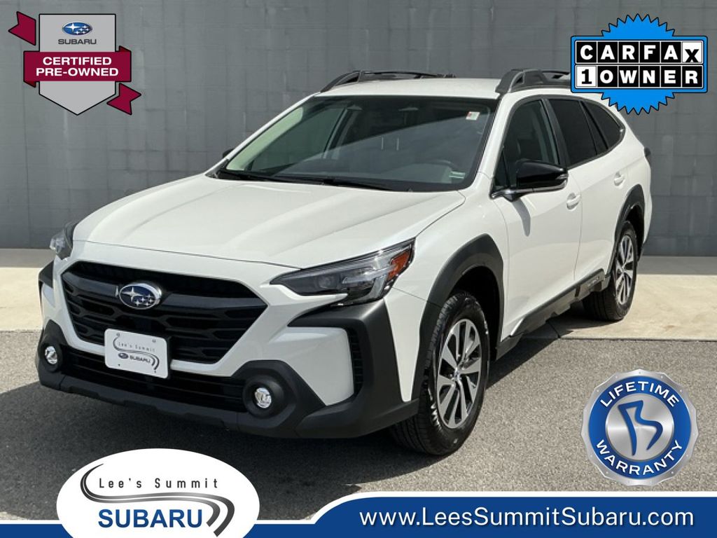 Crystal White Pearl 2025 Subaru Outback Premium AWD SUV / Crossover All-Wheel Drive Continuously Variable Transmission
