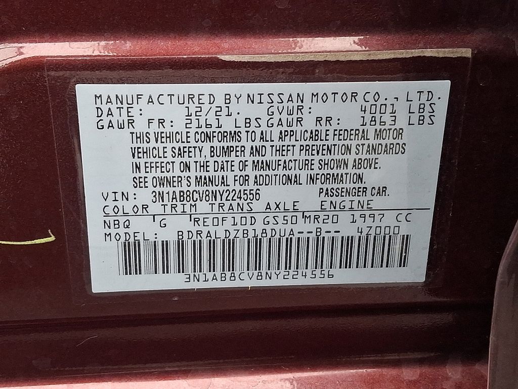 2022 Nissan Sentra SV Red at South Hills Kia