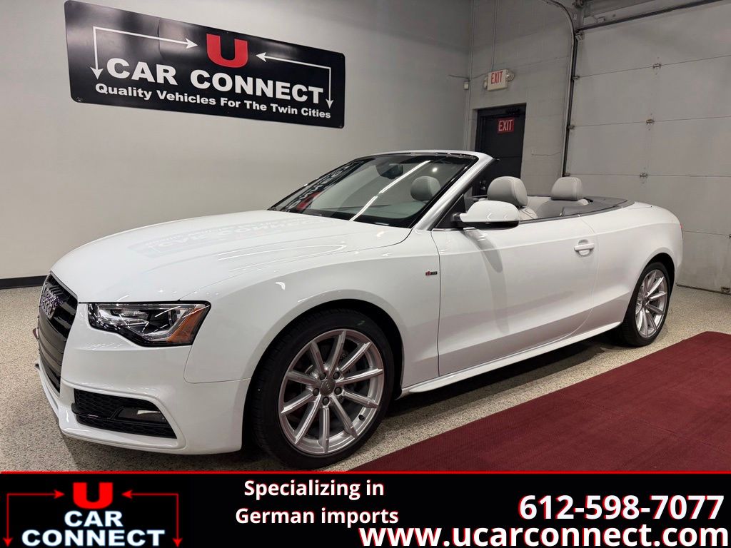 Black Metallic 2016 Audi A5 Convertible All-Wheel Drive 8-Speed Automatic