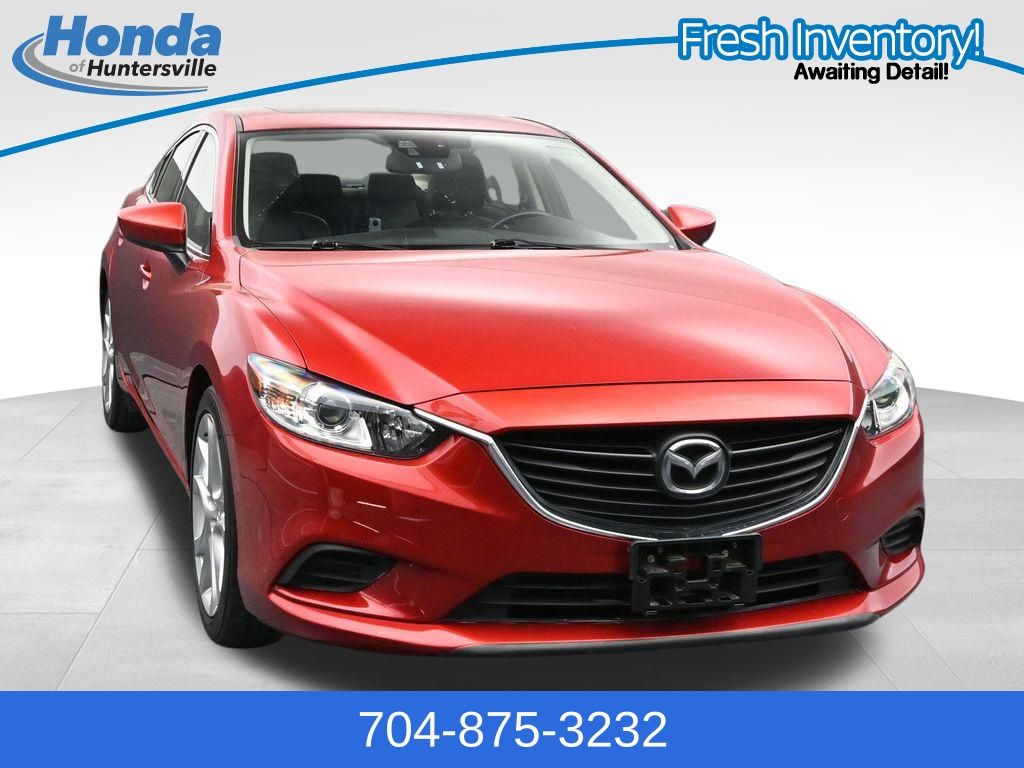 Soul Red Metallic 2015 Mazda MAZDA6 i Touring Sedan Front-Wheel Drive 6-Speed Automatic