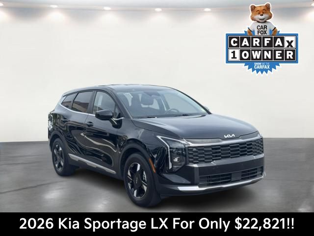 Ebony Black 2026 Kia Sportage SUV / Crossover Front-Wheel Drive 8-Speed Automatic