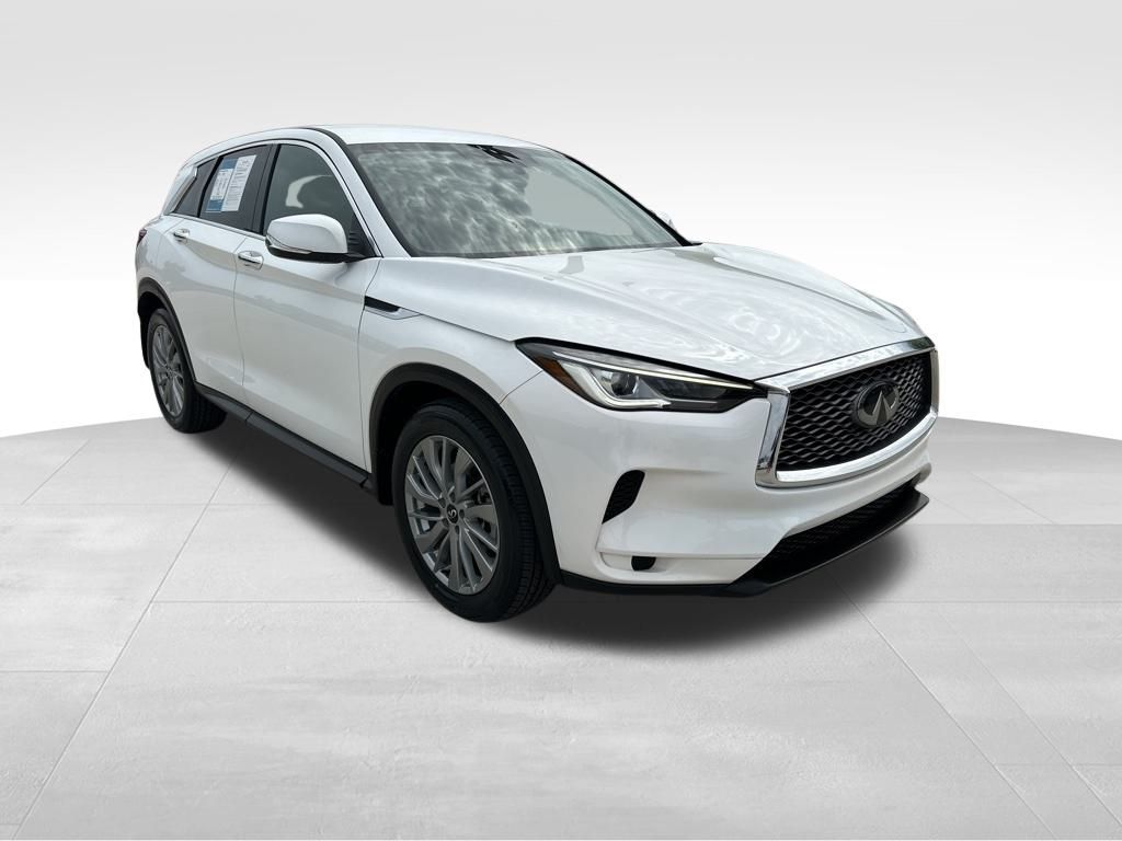 2023 Lunar White INFINITI QX50 PURE FWD SUV