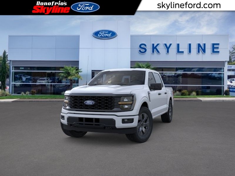White Metallic 2025 Ford F-150 Pickup Truck Four-Wheel Drive Automatic
