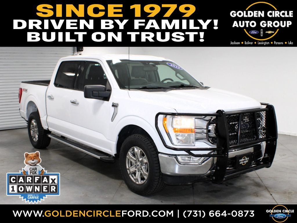 Oxford White 2023 Ford F-150 Pickup Truck Four-Wheel Drive 10-Speed Automatic