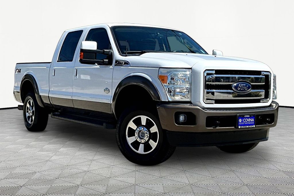 Oxford White 2016 Ford F-250 Super Duty Pickup Truck Four-Wheel Drive 6-Speed Automatic Overdrive