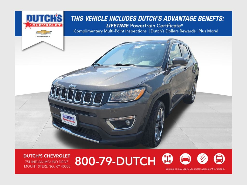 Gray (Granite Crystal Metallic Clearcoat) 2020 Jeep Compass SUV / Crossover Four-Wheel Drive 9-Speed Automatic