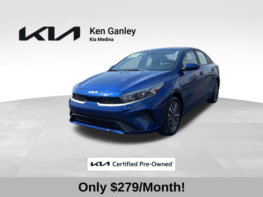 Deep Sea Blue 2024 Kia Forte LXS FWD Sedan Front-Wheel Drive Continuously Variable Transmission
