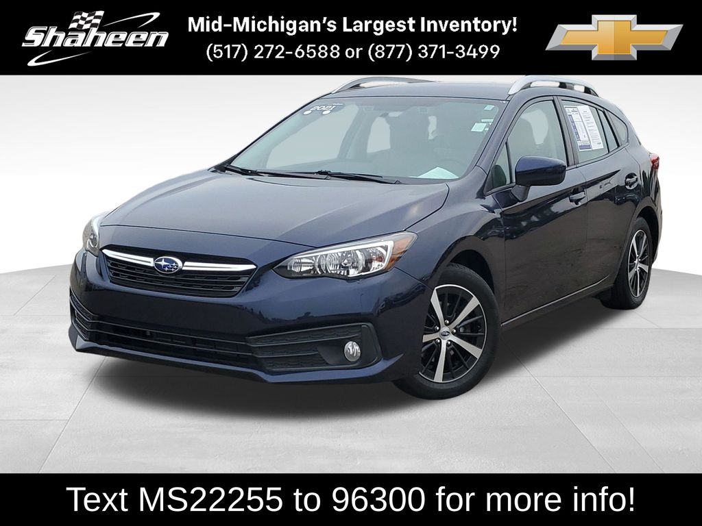 Blue Metallic 2021 Subaru Impreza Wagon All-Wheel Drive Continuously Variable Transmission