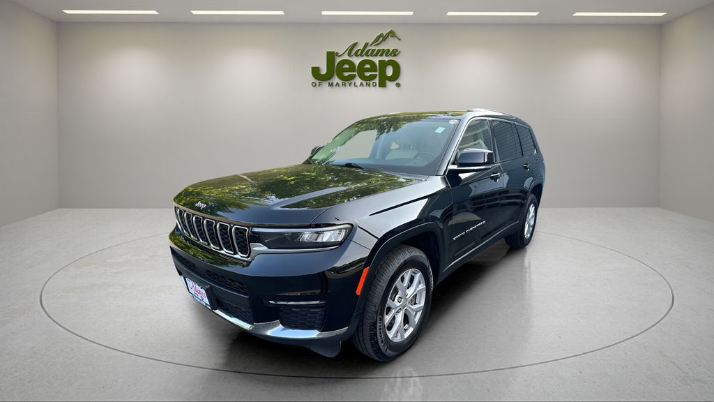 Diamond Black Crystal Pearlcoat 2021 Jeep Grand Cherokee L SUV / Crossover Four-Wheel Drive 8-Speed Automatic