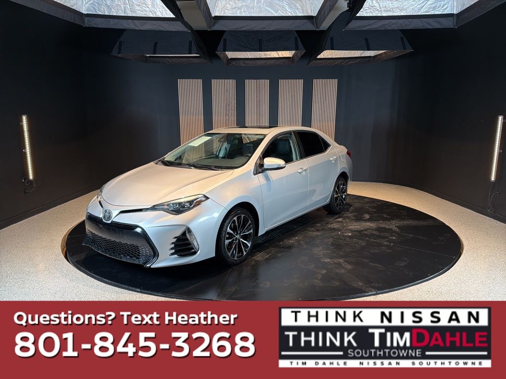 Silver 2018 Toyota Corolla XSE Sedan Front-Wheel Drive Automatic