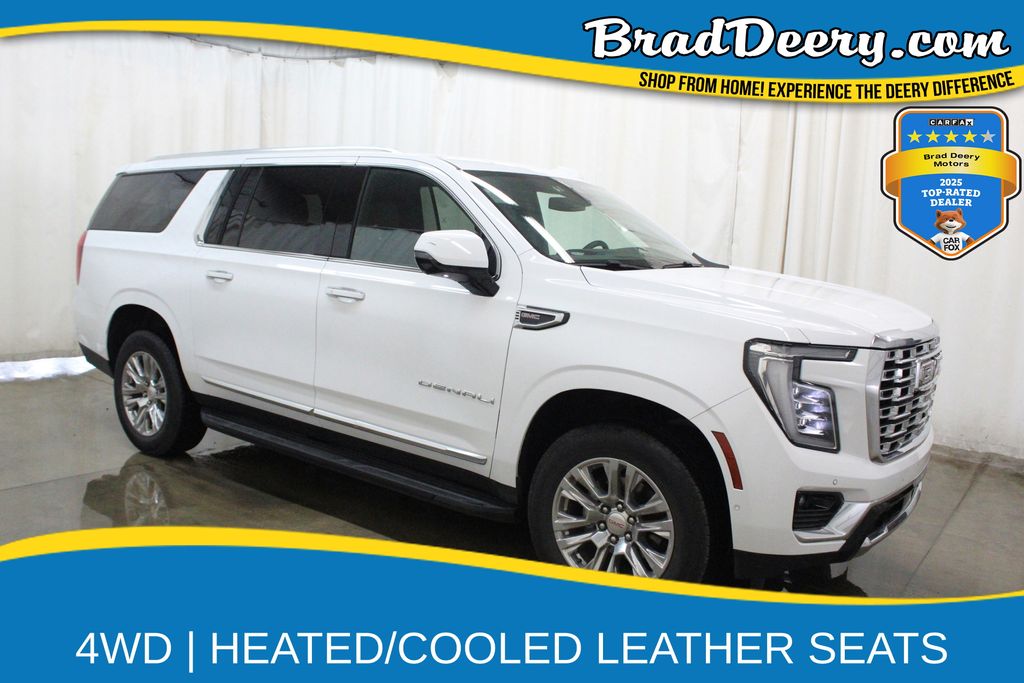 Summit White 2025 GMC Yukon XL SUV / Crossover Four-Wheel Drive Automatic