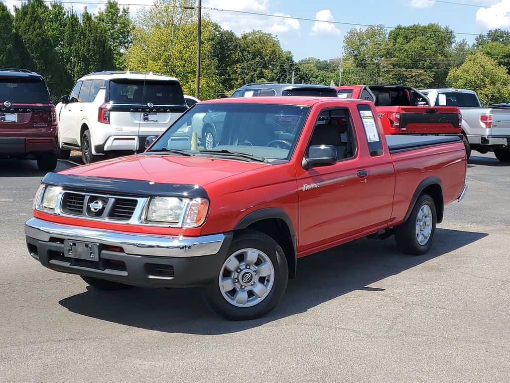 Red 1998 Nissan Frontier Pickup Truck Rear-Wheel Drive 5-Speed Manual