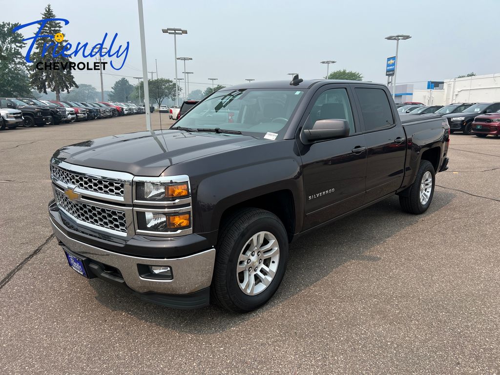 Gray (Tungsten Metallic) 2015 Chevrolet Silverado 1500 Pickup Truck Four-Wheel Drive 6-Speed Automatic Overdrive