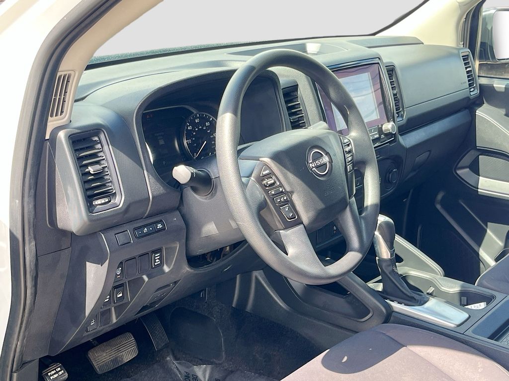 2024 Nissan Frontier S White at Bayway Cadillac of The Woodlands