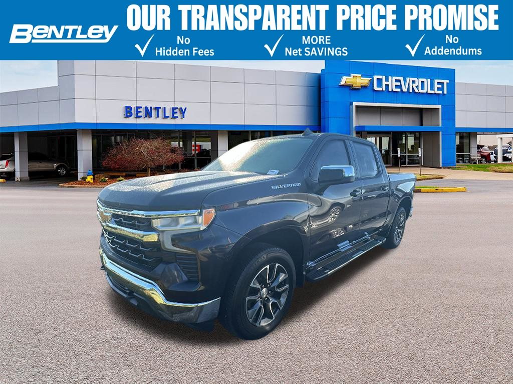 Dark Ash Metallic 2024 Chevrolet Silverado 1500 Pickup Truck Four-Wheel Drive 8-Speed Automatic
