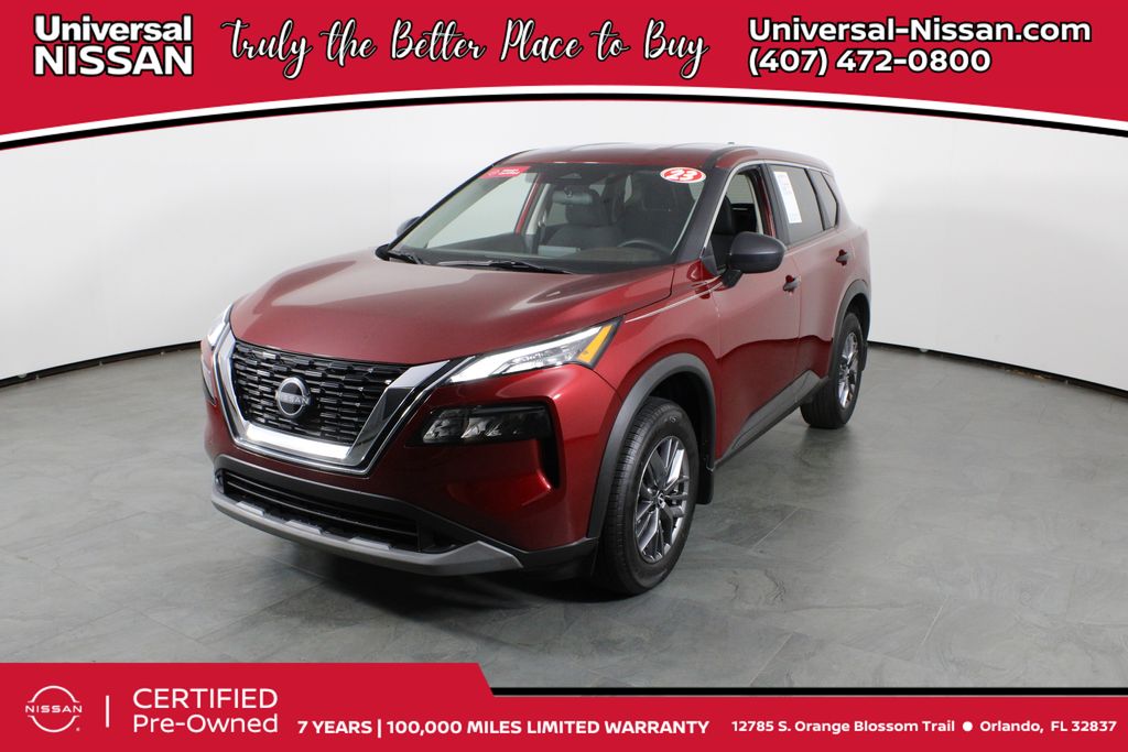 Red (Scarlet Ember Tintcoat) 2023 Nissan Rogue SUV / Crossover All-Wheel Drive Continuously Variable Transmission
