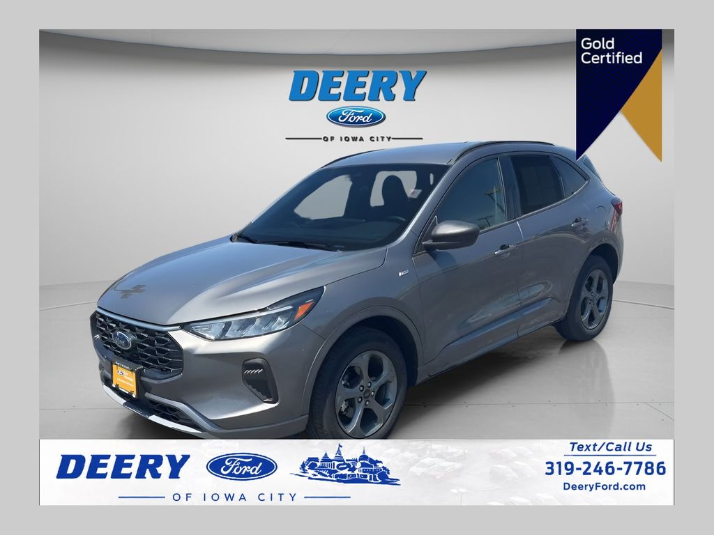 Carbonized Gray Metallic 2024 Ford Escape SUV / Crossover All-Wheel Drive 8-Speed Automatic