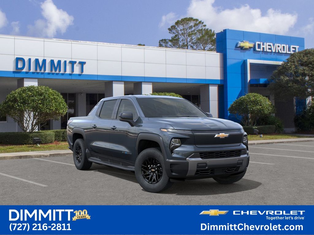 Blue Smoke Metallic 2026 Chevrolet Silverado EV Pickup Truck All-Wheel Drive 1-Speed Automatic