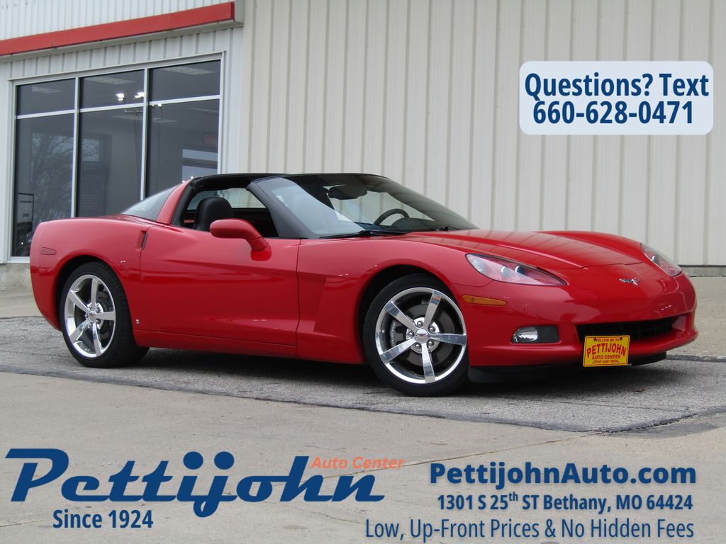 Victory Red 2009 Chevrolet Corvette 1LT Coupe RWD Coupe Rear-Wheel Drive 6-Speed Automatic