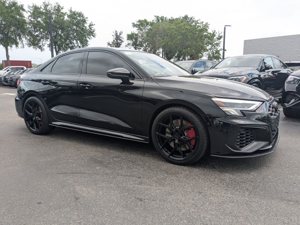 Mythos Black Metallic 2022 Audi S3 2.0T quattro Premium Plus AWD Sedan All-Wheel Drive 7-Speed Automatic