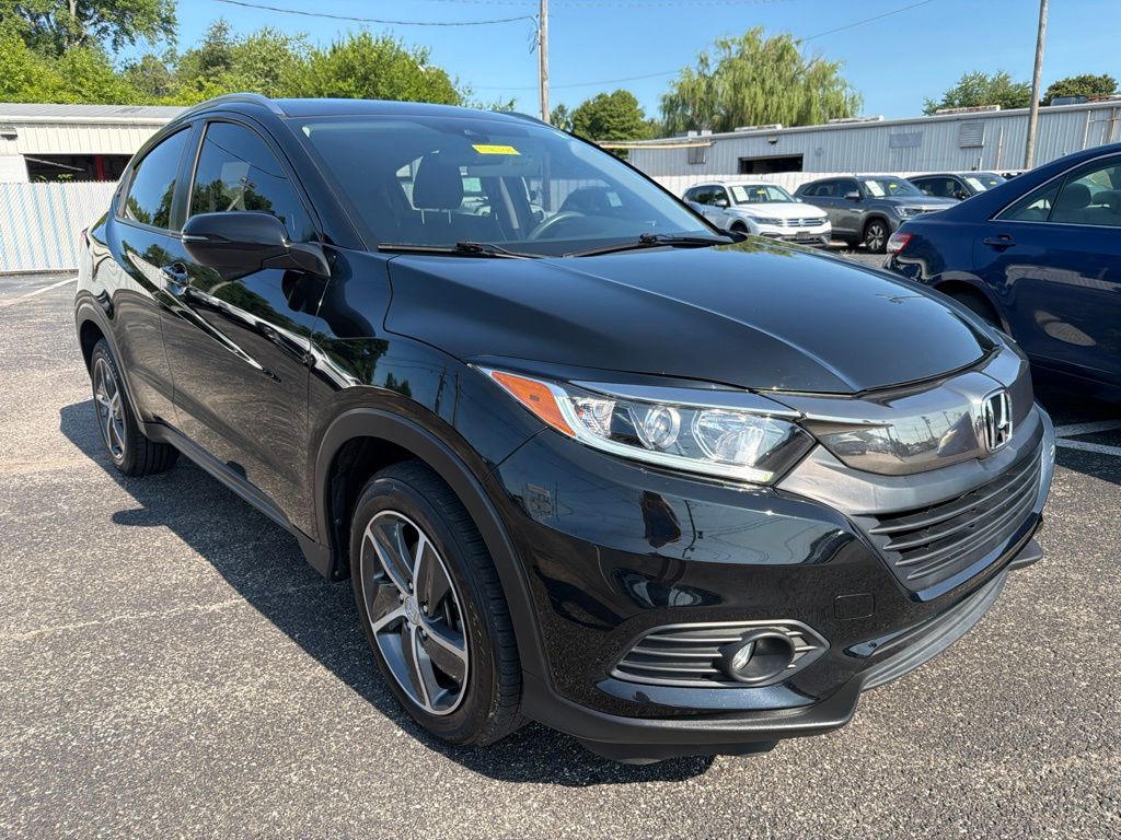 Crystal Black Pearl 2021 Honda HR-V SUV / Crossover All-Wheel Drive Continuously Variable Transmission