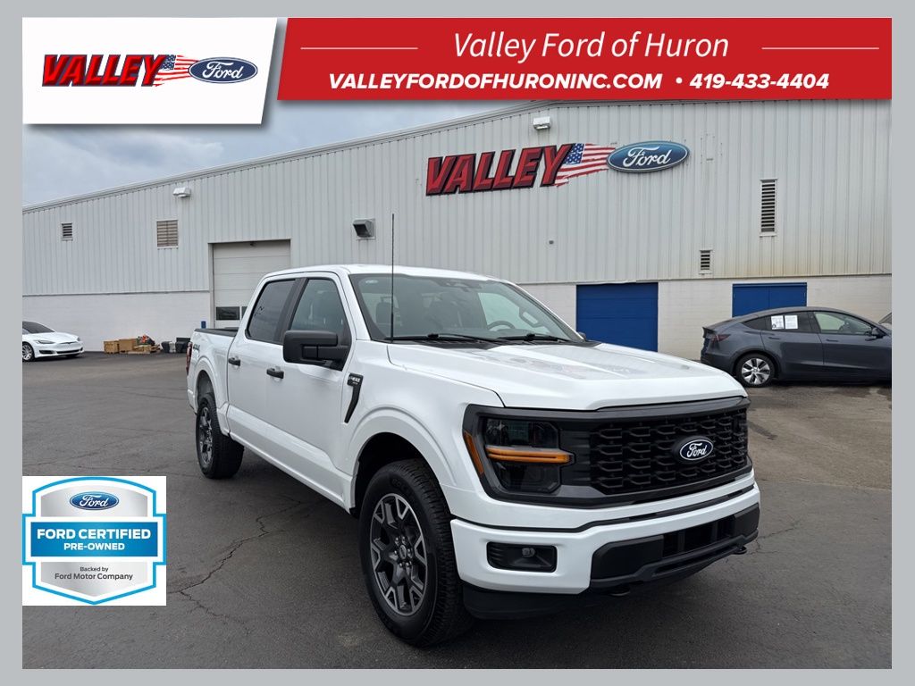 Oxford White 2024 Ford F-150 Pickup Truck Four-Wheel Drive Automatic