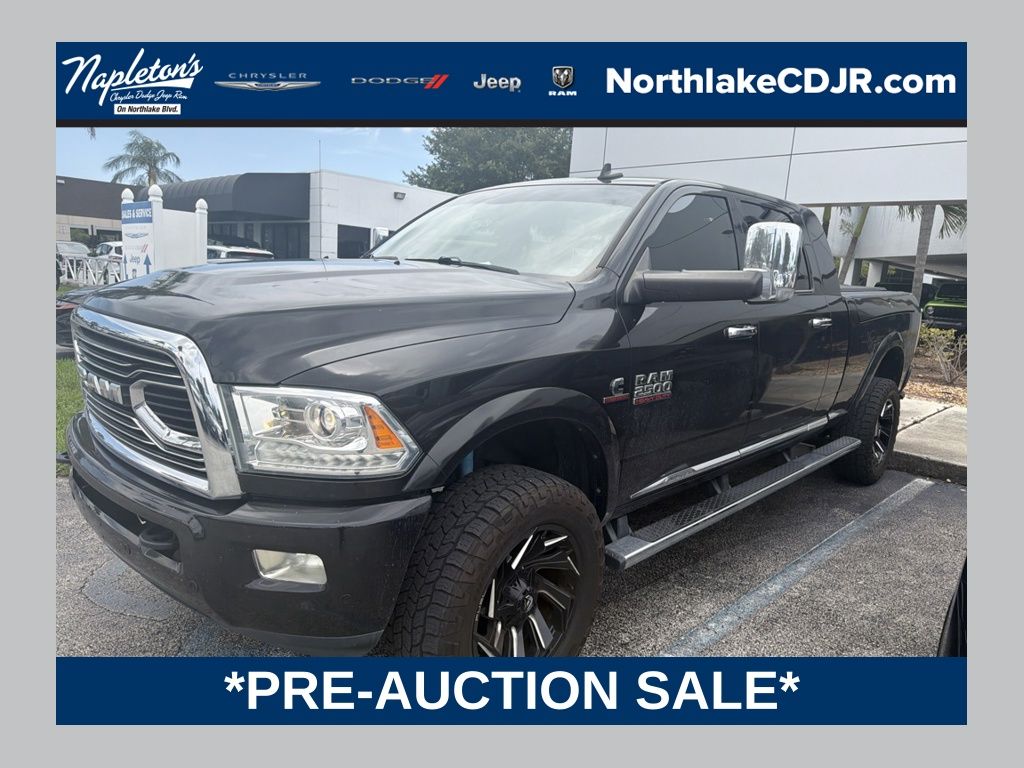 Brilliant Black Crystal Pearlcoat 2018 RAM 2500 Pickup Truck Four-Wheel Drive 6-Speed Automatic