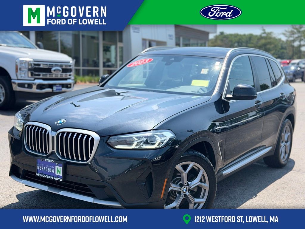 Black 2023 BMW X3 SUV / Crossover All-Wheel Drive 8-Speed Automatic