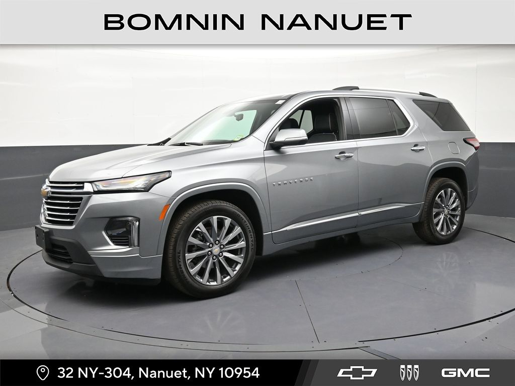 Sterling Gray Metallic 2023 Chevrolet Traverse Premier AWD SUV / Crossover Four-Wheel Drive 9-Speed Automatic