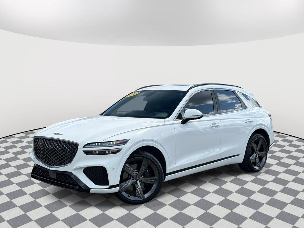 Alta White 2022 Genesis GV70 SUV / Crossover All-Wheel Drive 8-Speed Automatic