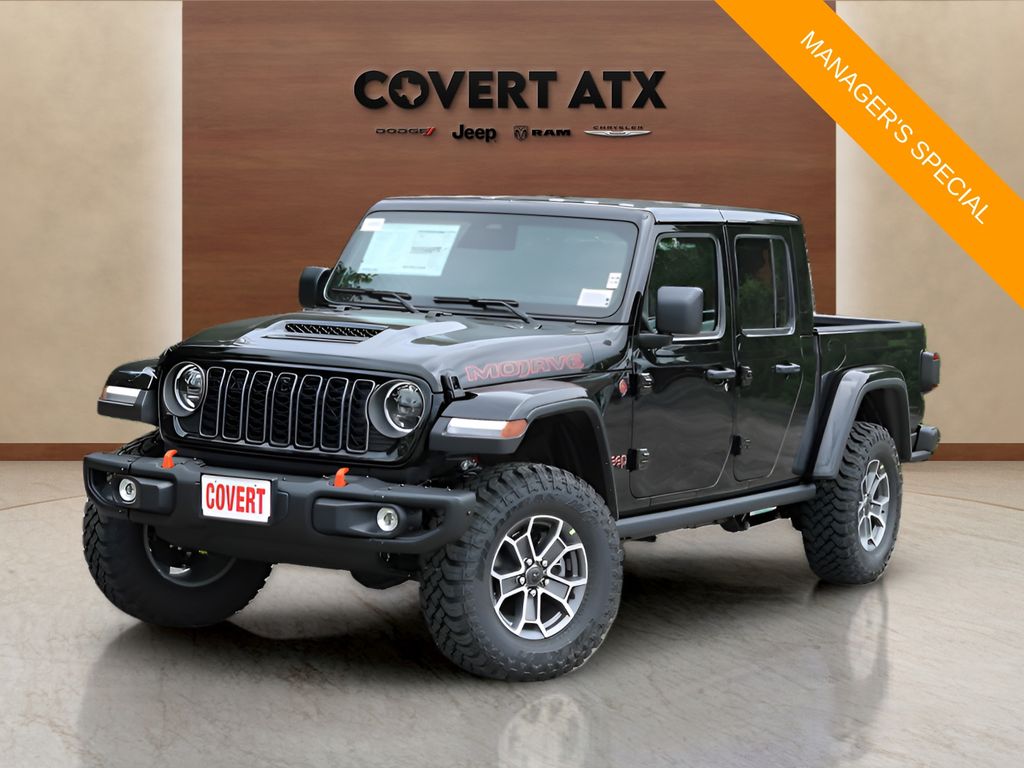 Black Clearcoat 2026 Jeep Gladiator Pickup Truck Four-Wheel Drive 8-Speed Automatic