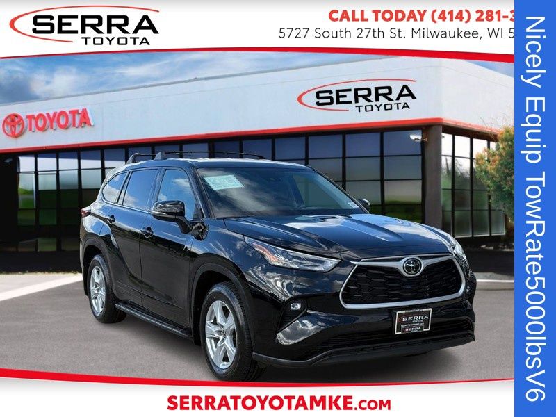 Midnight Black Metallic 2022 Toyota Highlander SUV / Crossover All-Wheel Drive 8-Speed Automatic