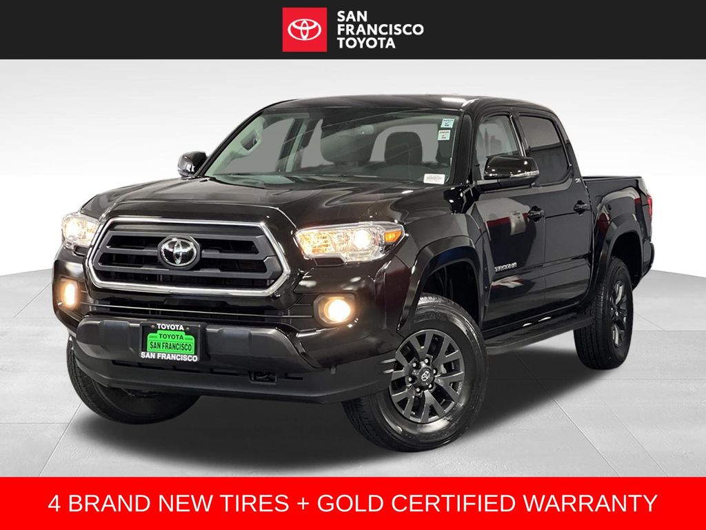 Black 2023 Toyota Tacoma Pickup Truck Four-Wheel Drive 6-Speed Automatic