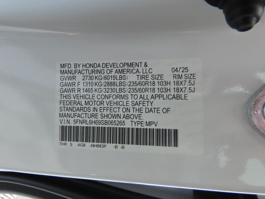 2025 Honda Odyssey EX-L 31