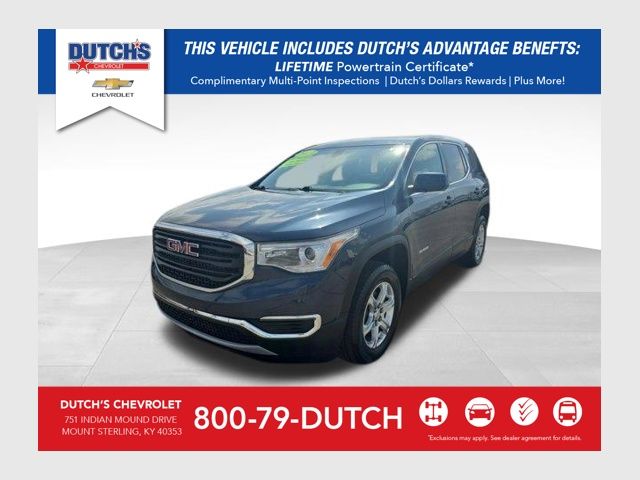 Blue Steel Metallic 2019 GMC Acadia SLE-1 AWD SUV / Crossover Four-Wheel Drive 6-Speed Automatic