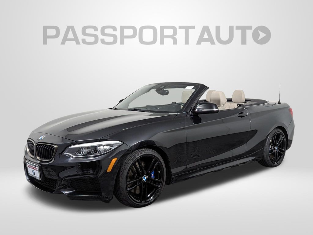 Black Sapphire Metallic 2020 BMW 2 Series Convertible Rear-Wheel Drive 6-Speed Manual