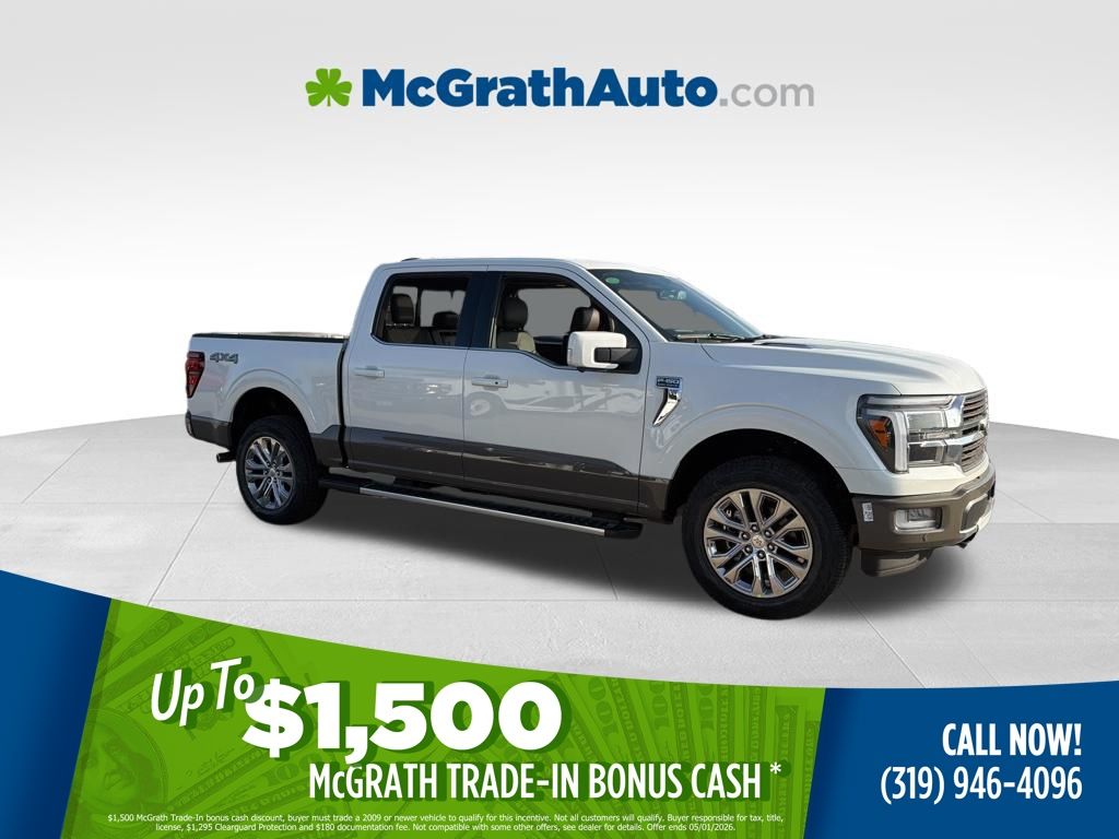 Star White Metallic Tri-Coat 2026 Ford F-150 King Ranch SuperCrew 4WD Pickup Truck Four-Wheel Drive Automatic