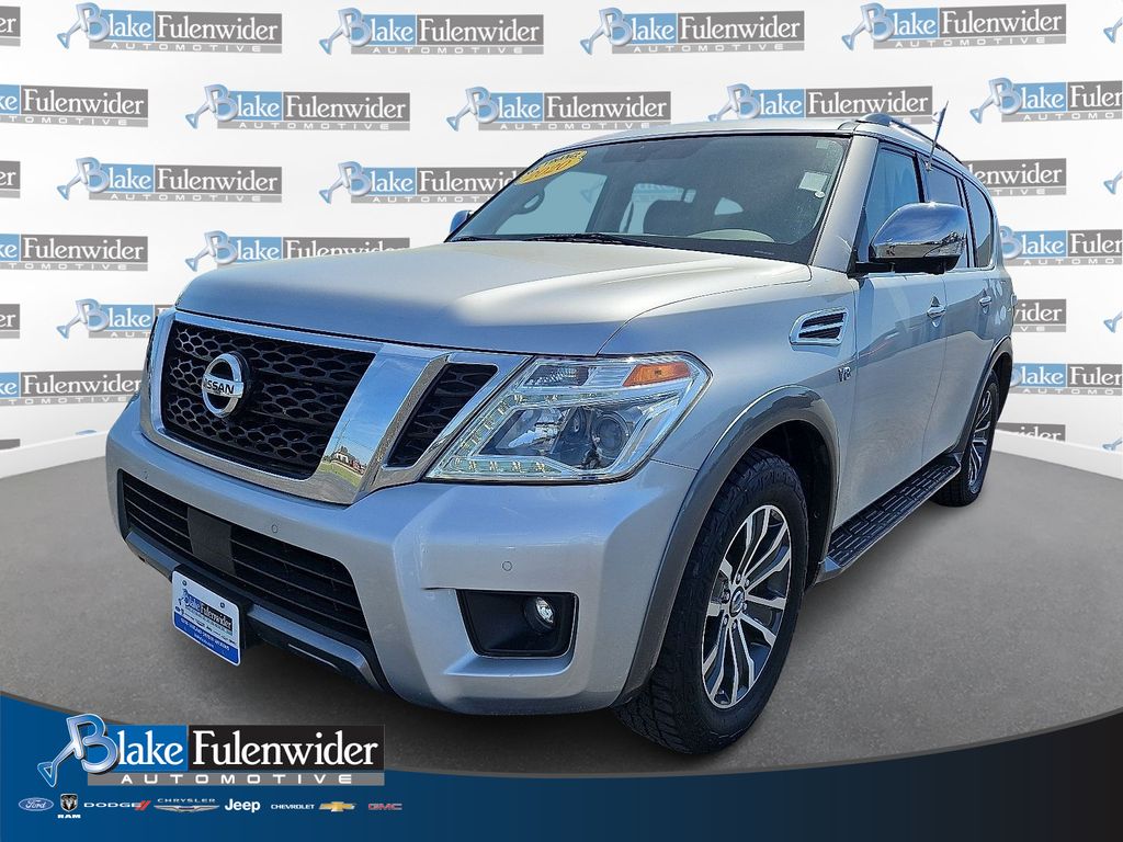 Brilliant Silver Metallic 2020 Nissan Armada SL 4WD SUV / Crossover Four-Wheel Drive 7-Speed Automatic