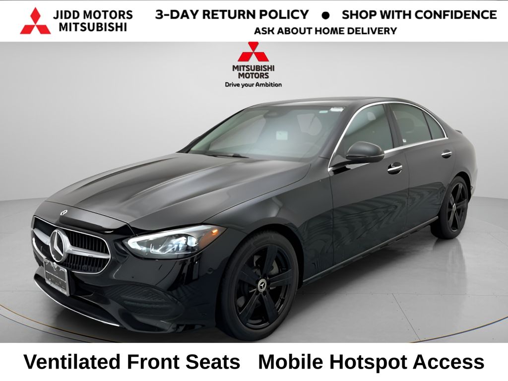 Black 2025 Mercedes-Benz C-Class C 300 4MATIC Sedan All-Wheel Drive 9-Speed Automatic