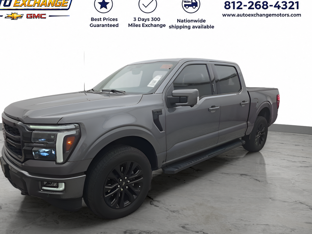 Carbonized Gray Metallic 2024 Ford F-150 Pickup Truck Four-Wheel Drive Automatic