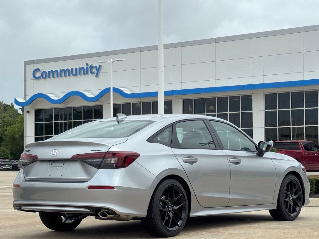 2026 Honda Civic Sport Silver at Community Honda