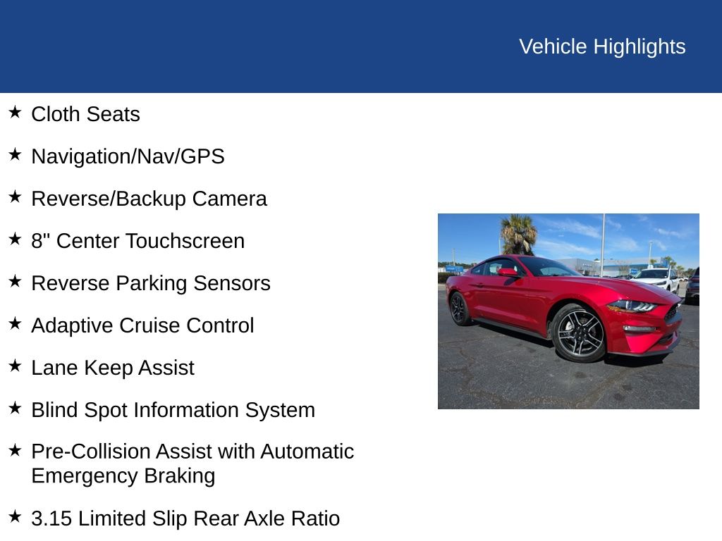 2021 Ford Mustang EcoBoost Fastback