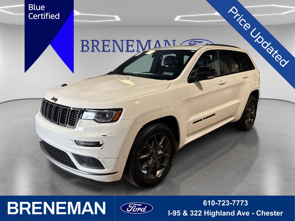 Bright White Clearcoat 2020 Jeep Grand Cherokee SUV / Crossover Four-Wheel Drive 8-Speed Automatic