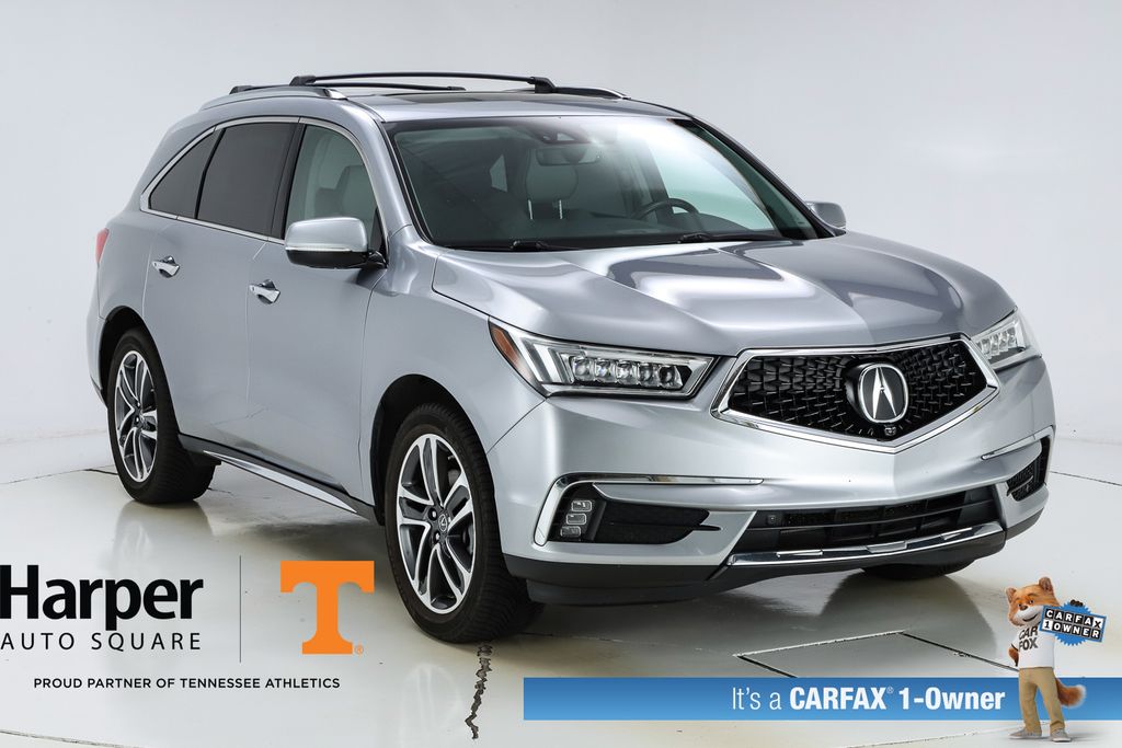 Lunar Silver Metallic 2017 Acura MDX SUV / Crossover All-Wheel Drive 9-Speed Automatic