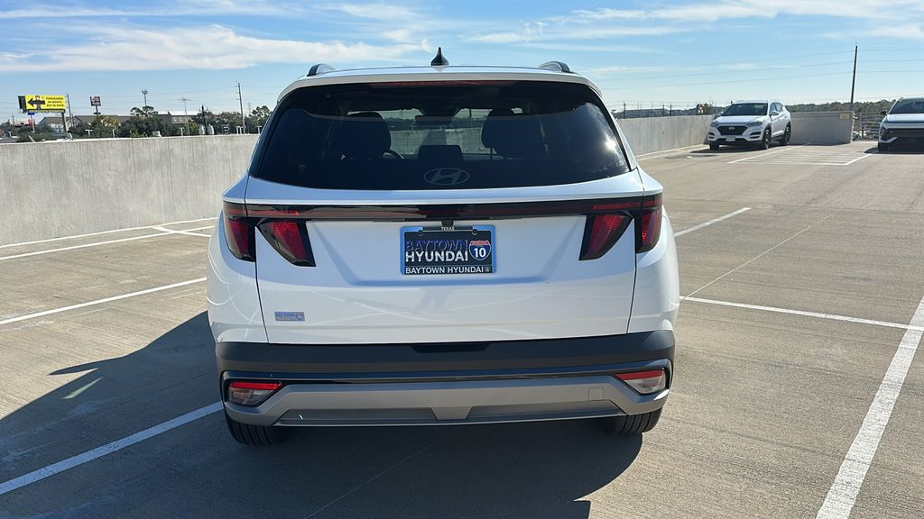 2025 Hyundai Tucson Hybrid Blue White at Baytown Hyundai