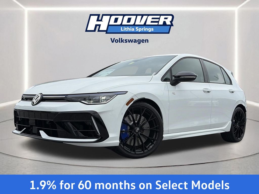 Pure White 2026 Volkswagen Golf R Hatchback All-Wheel Drive 7-Speed Dual Clutch