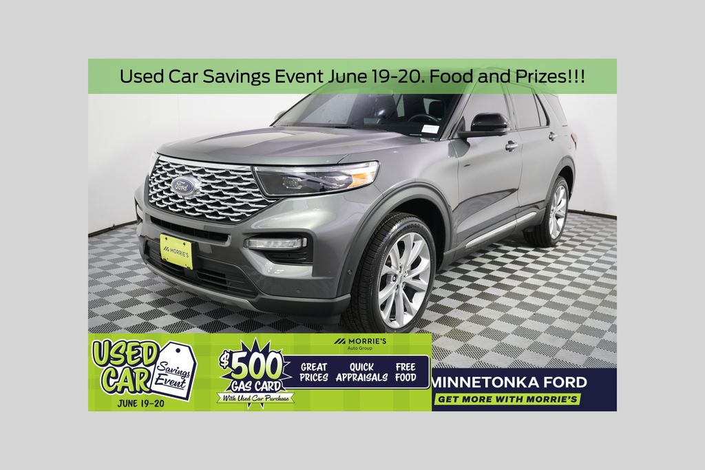 Carbonized Gray Metallic 2022 Ford Explorer SUV / Crossover All-Wheel Drive Automatic
